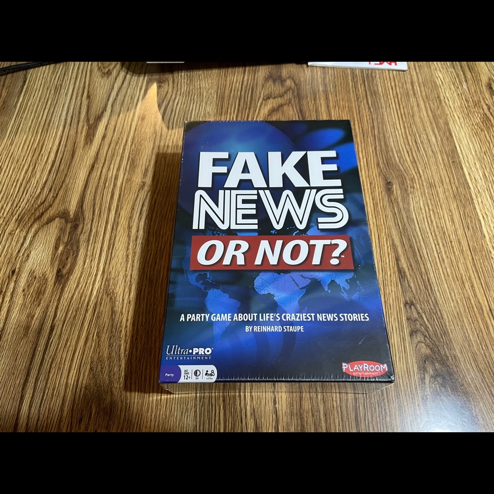 Ultra Pro Fake News Or Not Board Game 2nd Edition
